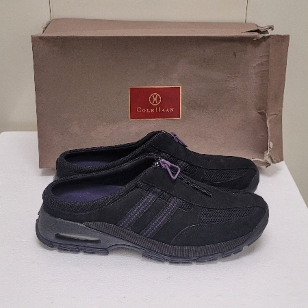 Cole Haan Women's Air Salem Black Nubuk size 8.5